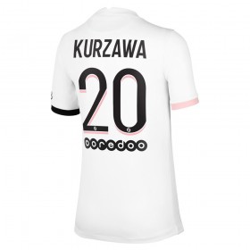 Jalkapallo Pelipaidat Paris Saint-Germain Layvin Kurzawa 20 Vieraspaita 2021-2022 Lyhythihainen